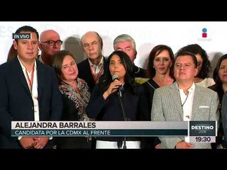 Alejandra Barrales da mensaje al público ¿ganó o perdió? | Destino 2018