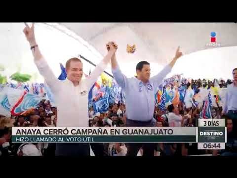 Anaya cierra campaña en Guanajuato | Noticias con Francisco Zea
