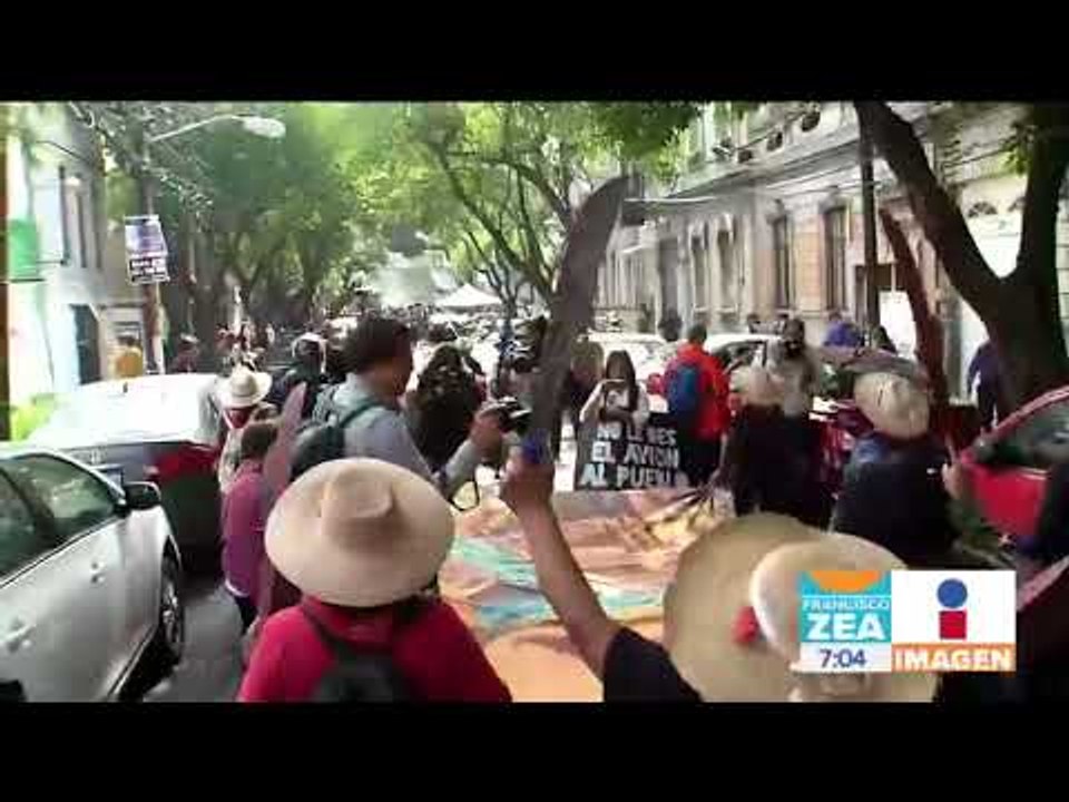 Marchan pobladores de Atenco a casa de transición de AMLO | Noticias con Francisco Zea