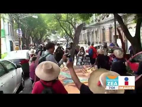 Marchan pobladores de Atenco a casa de transición de AMLO | Noticias con Francisco Zea