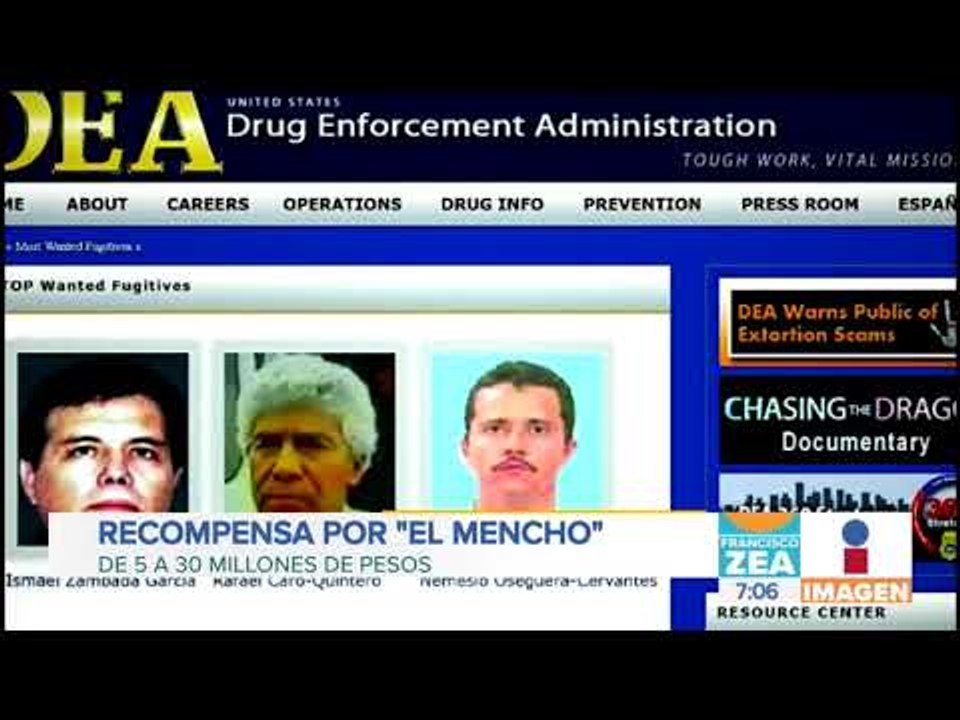 Ofrecen millonaria recompensa para capturar a "El Mencho" | Noticias con Francisco Zea