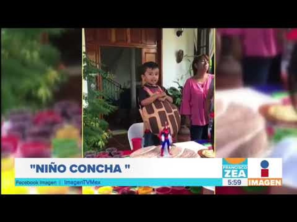 ¡Niño pide disfrazarse de una concha en su fiesta de cumpleaños! | Noticias con Francisco Zea