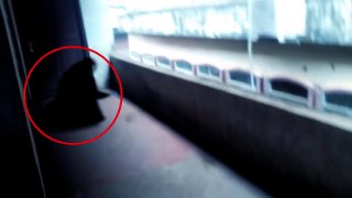 Black Strange Creepy Object Caught On Camera | Scary Videos