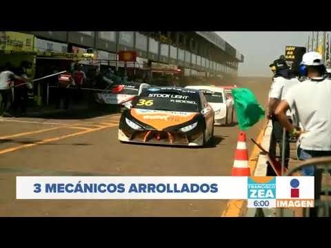Tres mecánicos fueron brutalmente atropellados en Brasil | Noticias con Francisco Zea