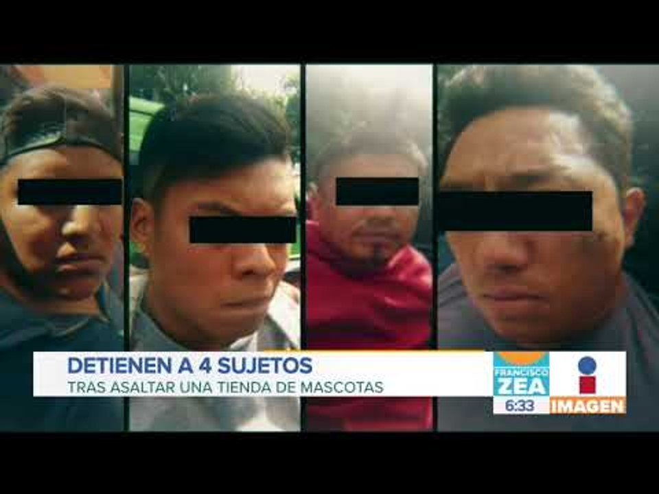 4 tipos asaltan tienda de mascotas | Noticias con Francisco Zea