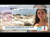 ¡Otra vez! Celia Lora posa con poca ropa en Instagram | Noticias con Francisco Zea