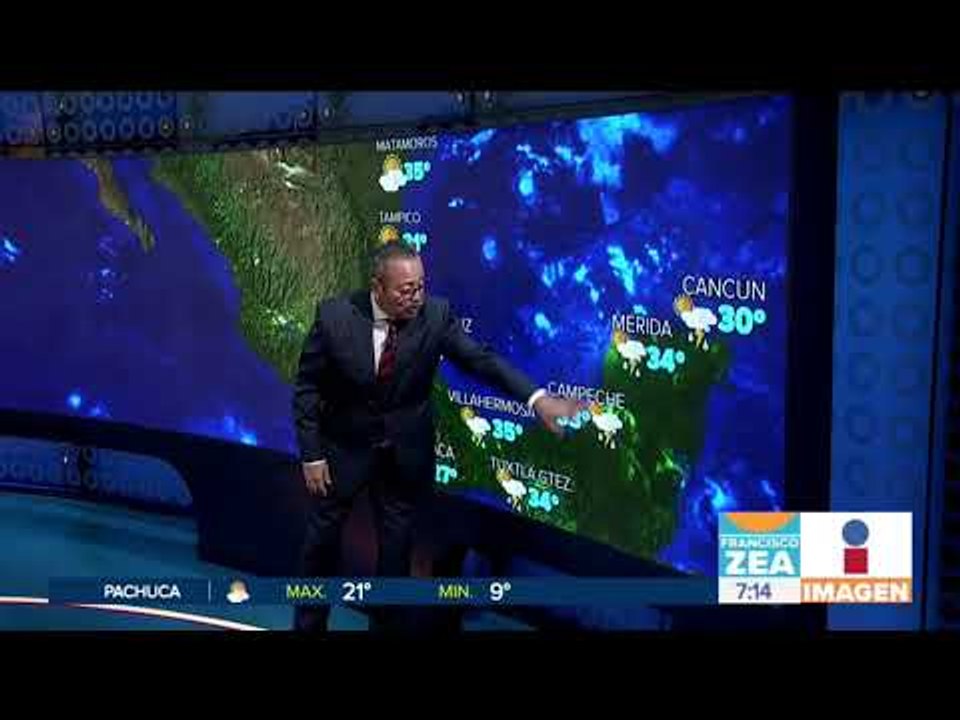 Pronóstico del clima, 12 de julio 2018 | Noticias con Francisco Zea
