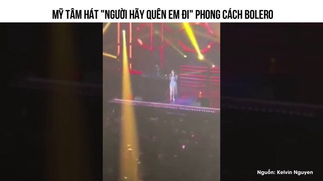 Mỹ Tâm hát Người hãy quên em đi phong cách bolero