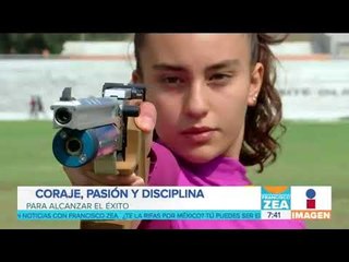 Ella tiene 18 años, es mexicana, pentatleta y excelente estudiante | Noticias con Francisco Zea