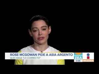 Piden a Asia Argento que haga lo correcto | Noticias con Francisco Zea