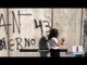 A esta niña le enseñan a hacer pintas en paredes de la CDMX | Noticias con Ciro