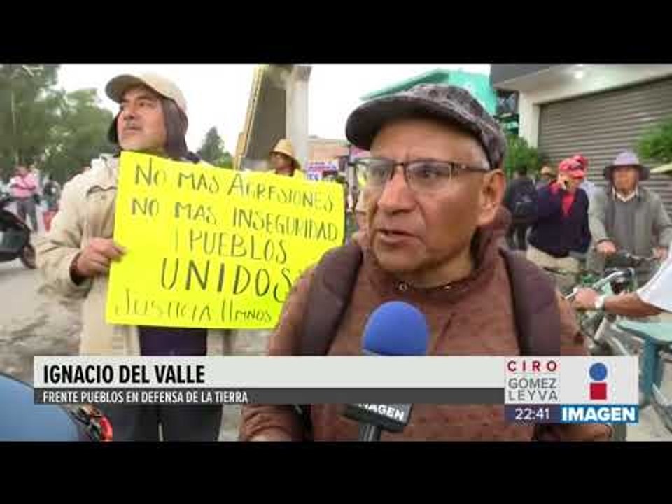 Pobladores de Atenco desquician por horas la carretera Texcoco–Lechería | Noticias con Ciro