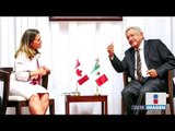 La canciller canadiense visitó las oficinas de López Obrador | Noticias con Ciro