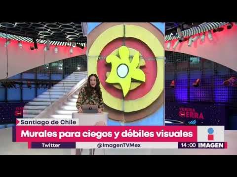 Crean circuito de murales para personas ciegas en Chile | Noticias con Yuriria Sierra