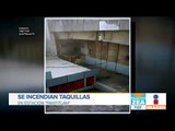 Se incendian taquillas de la estación Pantitlán | Noticias con Francisco Zea