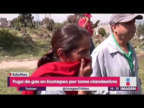 Evacuan a 500 pobladores de Ecatepec por fuga de gas en toma clandestina | Yuriria Sierra