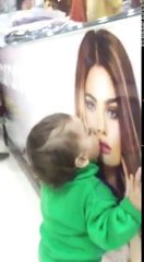 Funny Baby||Kissing A Girl's Picture||