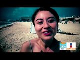 Sargazo ¡Hay invasión de alga en la playa de Cancún! | Noticias con Francisco Zea