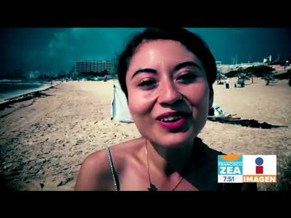 Sargazo ¡Hay invasión de alga en la playa de Cancún! | Noticias con Francisco Zea