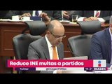 INE reduce multas a partidos, ahora solo pagarán la mitad | Noticias con Yuriria Sierra