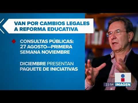 Alistan consultas a nivel nacional para analizar cambios en la reforma educativa | Noticias con Ciro