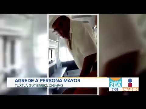 Agreden a anciano en transporte público | Noticias con Francisco Zea
