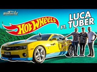 BRINCADEIRA DE GENTE GRANDE: HOT WHEELS CAMARO DE LADO NA PISTA! - ESPECIAL #217 FT. LUCA TUBER