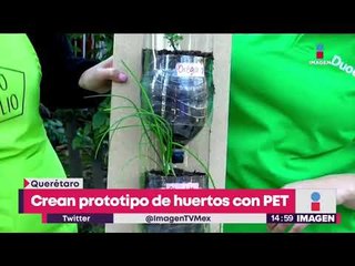 Crean prototipo de huertos con PET | Noticias con Yuriria Sierra