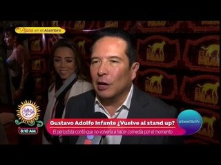 ¿Gustavo Adolfo Infante volverá a hacer stand up? | Sale el Sol