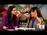 Entrevista a Verónica Castro por la nueva serie La casa de las flores | Noticias con Yuriria Sierra