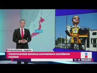 Controversial estatua en Japón conmemora accidente nuclear | Noticias con Yuriria Sierra