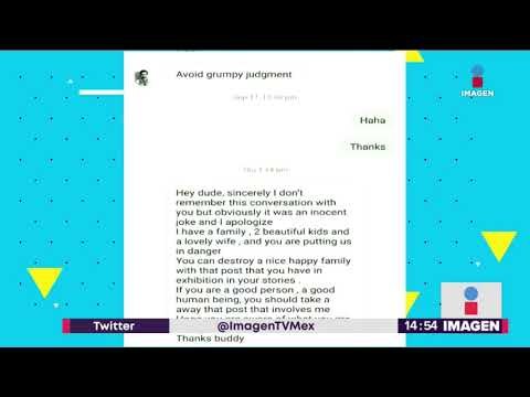 Aleks Syntek en escándalo sexual ¿Intento ligarse a un menor de edad? | Noticias con Yuriria