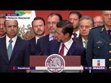 ¡Peña Nieto y López Obrador hablan juntos en conferencia! | Noticias con Yuriria Sierra