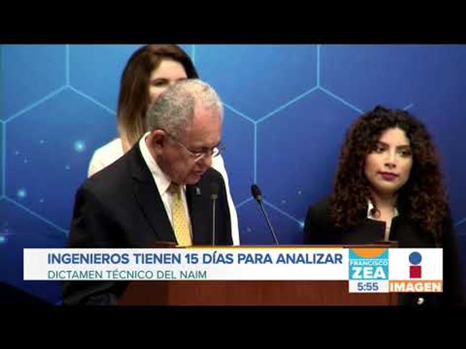 Entregan dictamen del Nuevo Aeropuerto a ingenieros | Noticias con Francisco Zea
