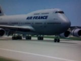 FS2004 Atterrissage Lyon LFLL B747-400 Air France
