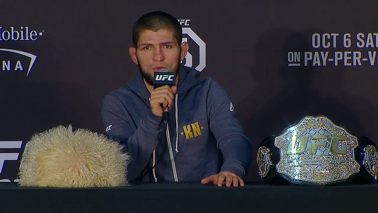 Khabib Nurmagomedov UFC 229 Post-fight Press Conference
