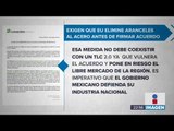 CANACERO exige eliminar aranceles al acero mexicano | Noticias con Ciro Gómez L.