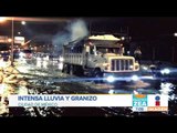 ¡Alerta roja en sur de la CDMX por las fuertes lluvias y granizo! | Noticias con Francisco Zea