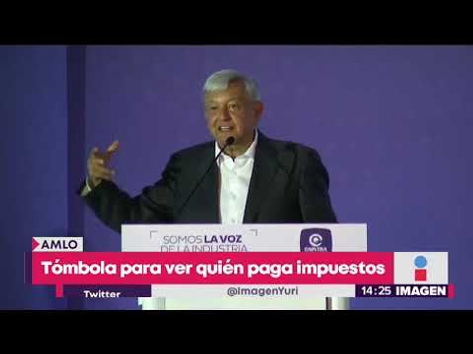 López Obrador propone tómbola ¡para ver quién paga impuestos! | Noticias con Yuriria