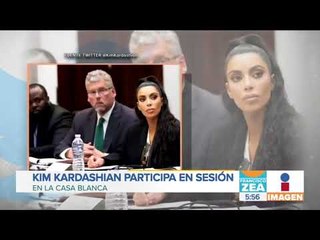 ¡Kim Kardashian de nuevo en la Casa Blanca! | Noticias con Francisco Zea