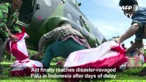 Aid pours into Indonesian city stricken by quake-tsunami