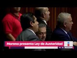 Morena presenta Ley de Austeridad, se acaban gastos innecesarios | Noticias con Yuriria Sierra