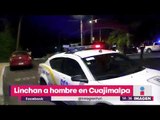 Policías evitan linchamiento de hombre en Cuajimalpa | Noticias con Yuriria Sierra