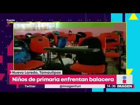 Niños de primaria se tiran al piso durante balacera | Noticias con Yuriria