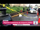 Mata a dos asaltantes que se subieron a robar en camión | Noticias con Yuriria Sierra