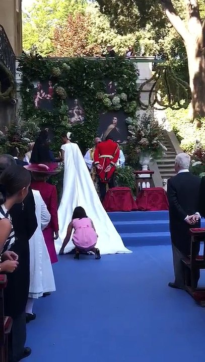 Fernando Fitz-James Stuart y Sofía Palazuelo, en el altar