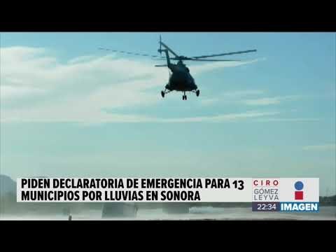 En Sonora hay 13 municipios afectados por las lluvias | Noticias con Ciro
