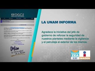 ¿Por qué la UNAM no quiere una policía universitaria? | Noticias con Francisco Zea
