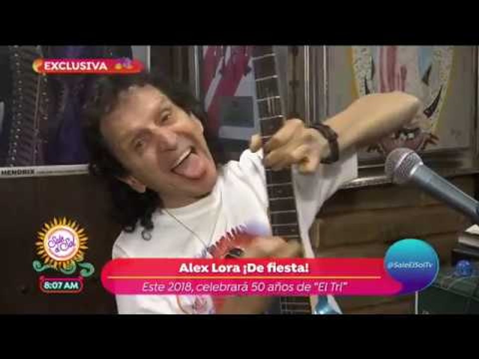 ¡Alex Lora celebrará 50 años de 'El Tri'! | Sale el Sol