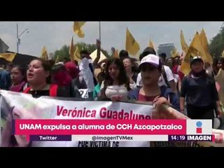 Video herunterladen: UNAM expulsa a alumna de CCH Azcapotzalco | Noticias con Yuriria Sierra